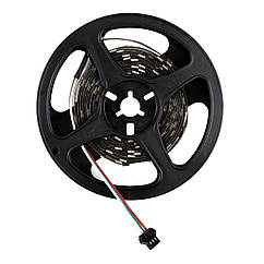 Адаптивна LED стрічка DX23014-BT-5м Чорний, 5м, RGB, Bluetooth, пульт ДУ для управління
