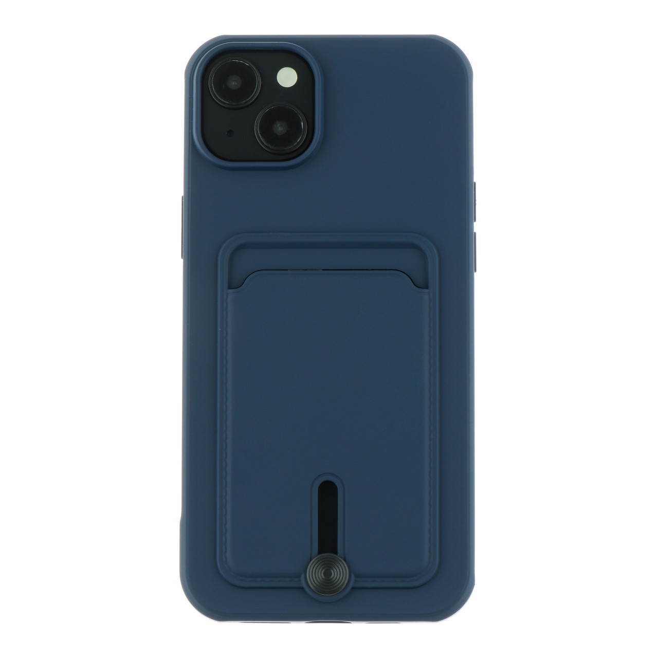 Чохол TPU Colorfull Pocket Card для iPhone 15 Plus Dark Blue, фото 1