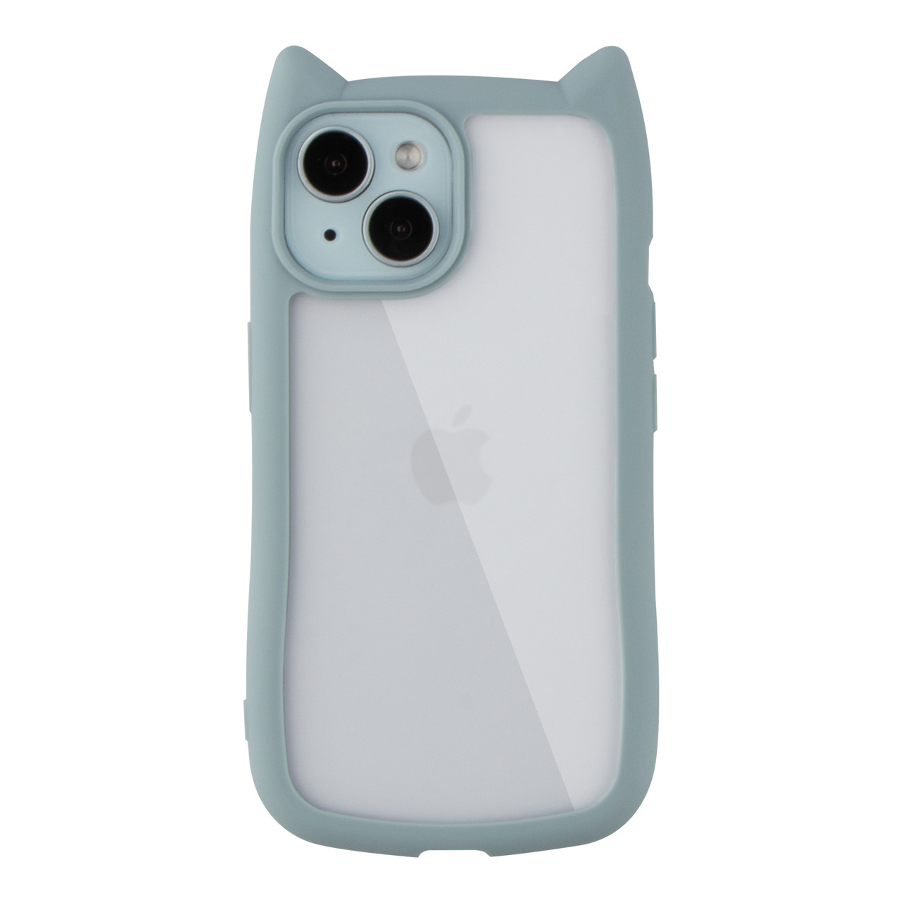 Чохол TPU+PC Cat Ears Case для iPhone 15 Blue, фото 1