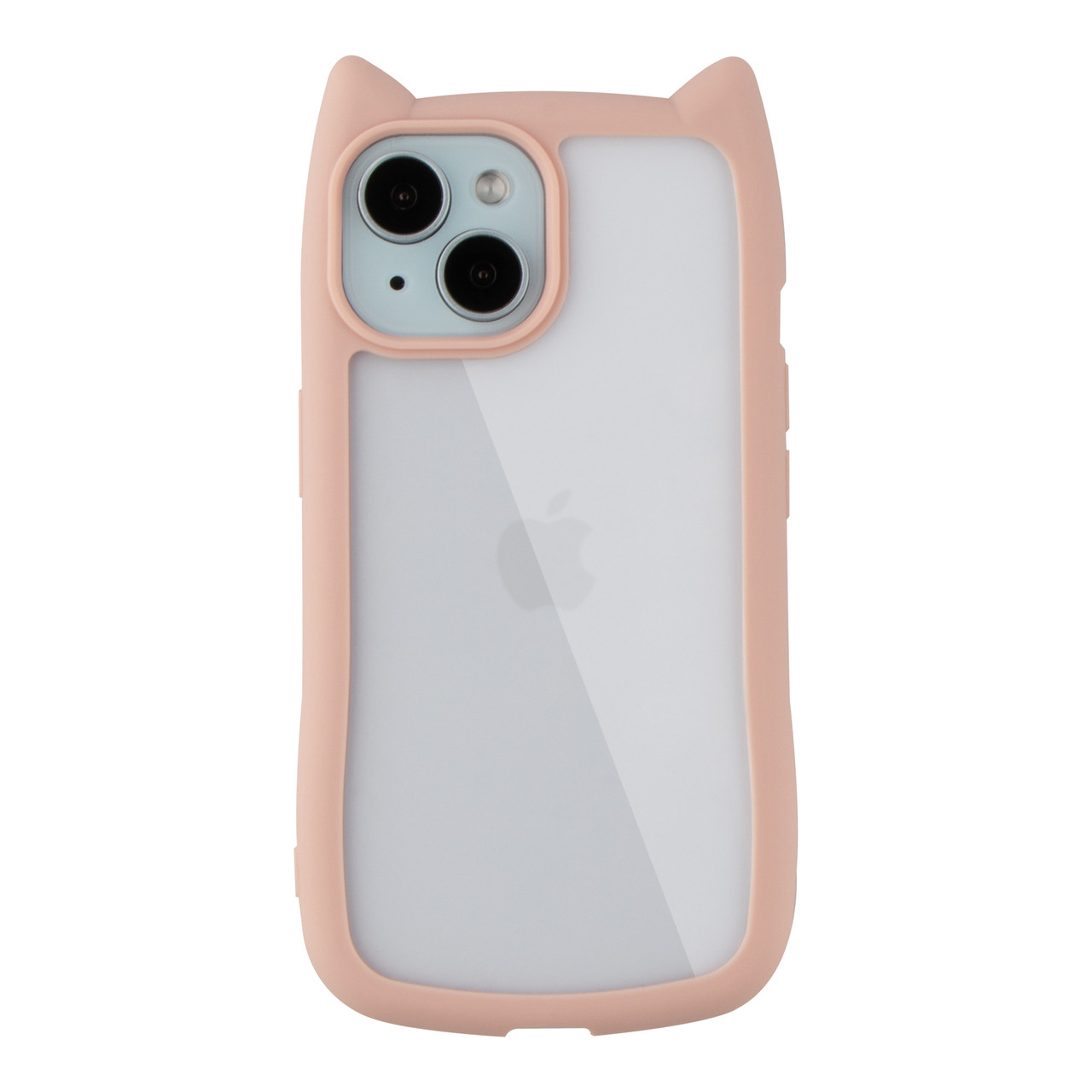Чохол TPU+PC Cat Ears Case для iPhone 15 Pink, фото 1
