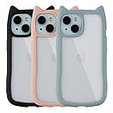Чохол TPU+PC Cat Ears Case для iPhone 15 Pink, фото 2