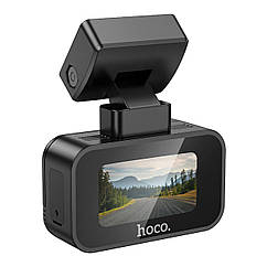 Відеореєстратор Hoco DV10 Mini 1.47-дюймовий IPS 1080P@30fps/Wi-Fi Чорний, 2MP камера, Wi-Fi, нічне бачення