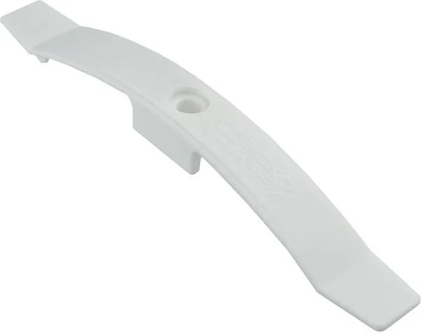 Кабельний затискач під дюбель 168 мм білий поліамід 10 шт АСКО УКРЕМ A0150090144, фото 1