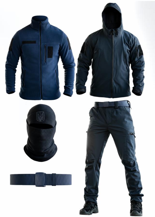 Тактичний костюм Softshell 5в1 LUNAR синій ДСНС ТР6409, фото 1