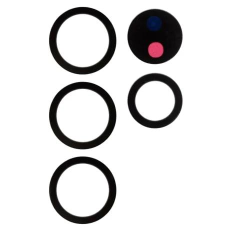 Скло модуля камери для Samsung G998 Galaxy S21 Ultra Black, фото 1