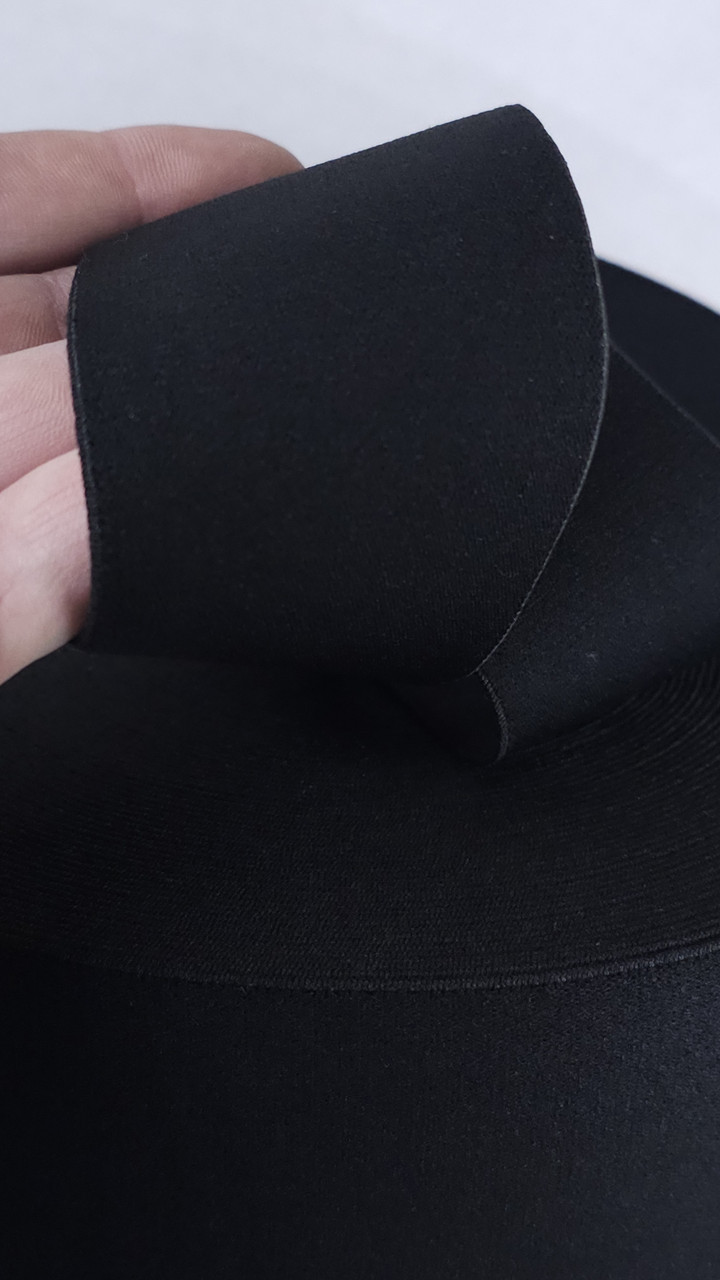 Резинка бельевая 60 мм (люкс) чёрная, намотка 25 метров