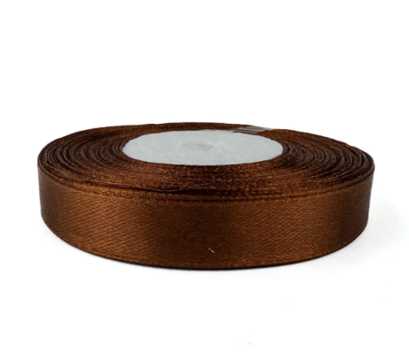 Атласна стрічка, ширина 1.2см, 36 м, фото 1