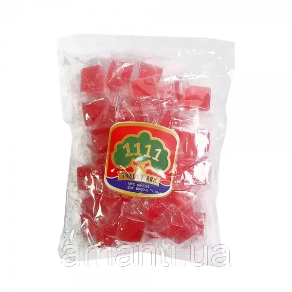 Мармелад зі смаком вишні кубики 500г, фото 1