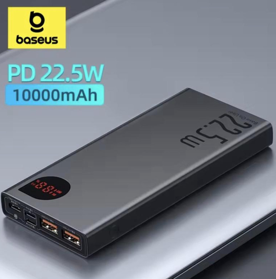 Power bank Baseus Adaman 10000mA 22.5W батарея павер банк