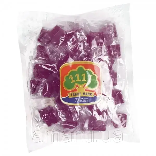 Мармелад зі смаком виноград кубики 500г, фото 1