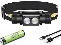 Налобний ліхтар Sofirn H25LR із синім світлом 800лм USB-C (акумулятор 18650 на 3000мАч)