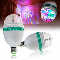 Світлодіодна лампа LED Full Color Rotating Lamp (обертова дисколампа)
