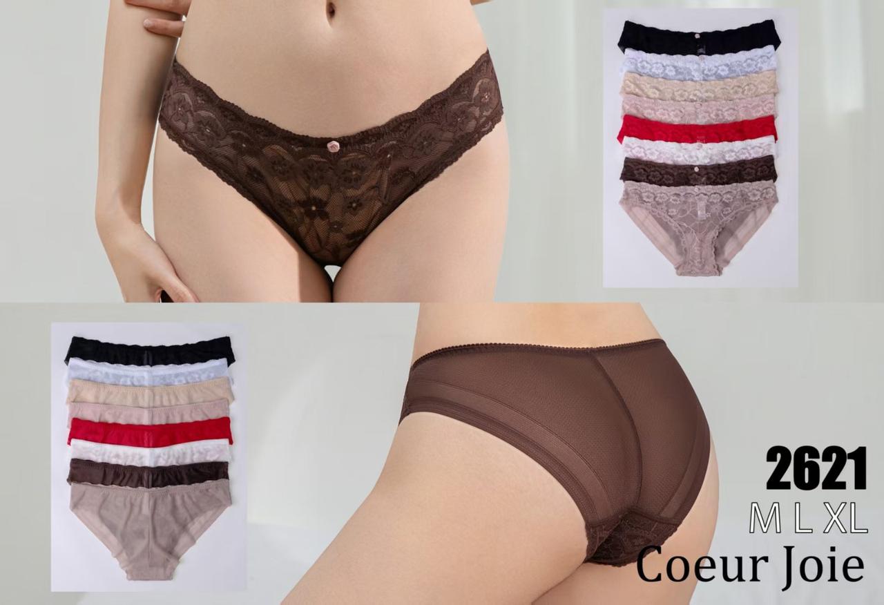 Трусики сіточка з мереживом Coeur Joie