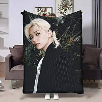 Плед 3D Stray Kids Фелікс 32320 135х160 см