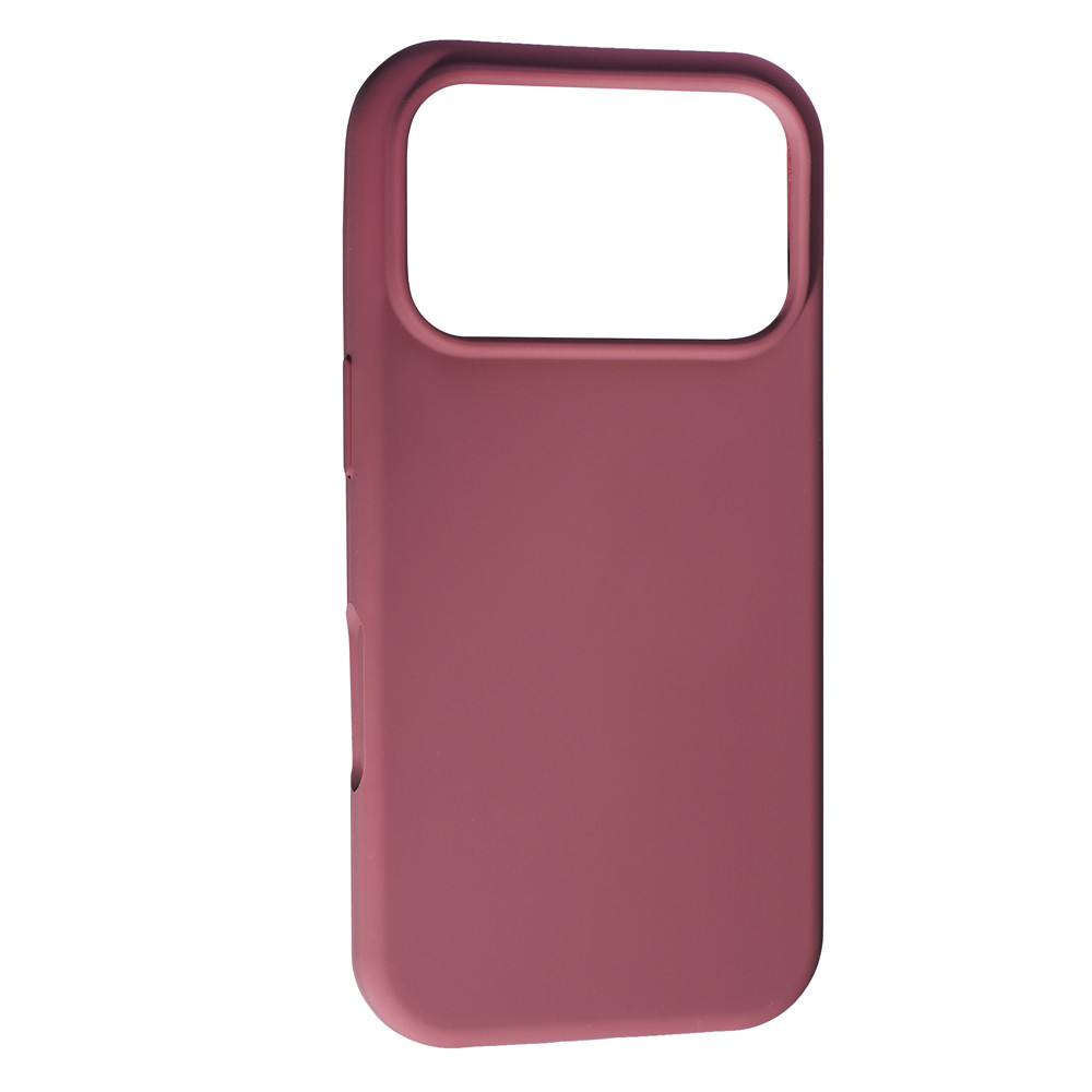 Силіконовий чохол Softy Apple iPhone 17 Pro Max, бордовий, TPU, оригінальний чохол, фото 1