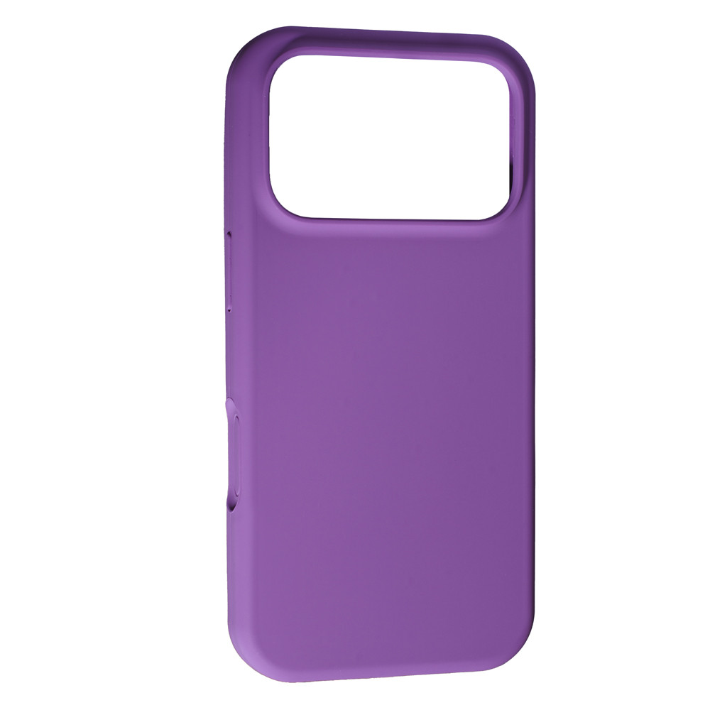 Силіконовий чохол Softy для Apple iPhone 17 Pro Max, ліловий, м'який, захисний чохол із силікону, фото 1