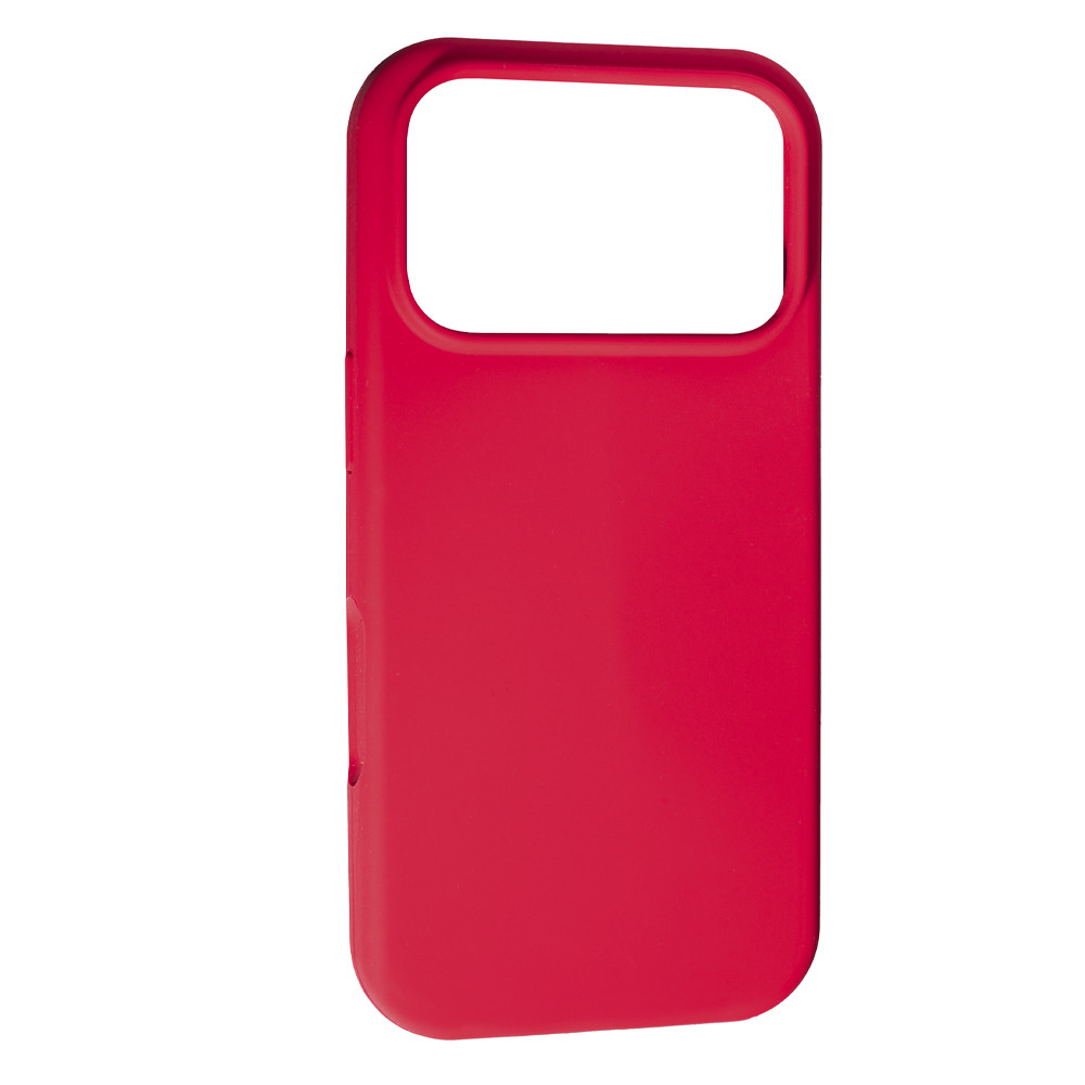 Силіконовий чохол Softy для Apple iPhone 17 Pro Max, червоний, оригінальний чохол з TPU для захисту камери, фото 1