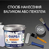 Фарба епоксидна для плитки Plastall™ 4.5кг Світло-сірий plastall, фото 4