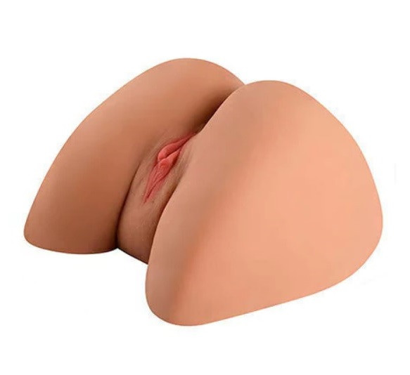 Штучна вагіна з реалістичного силікону чоловічий мастурбатор 29x28x15 см, фото 1