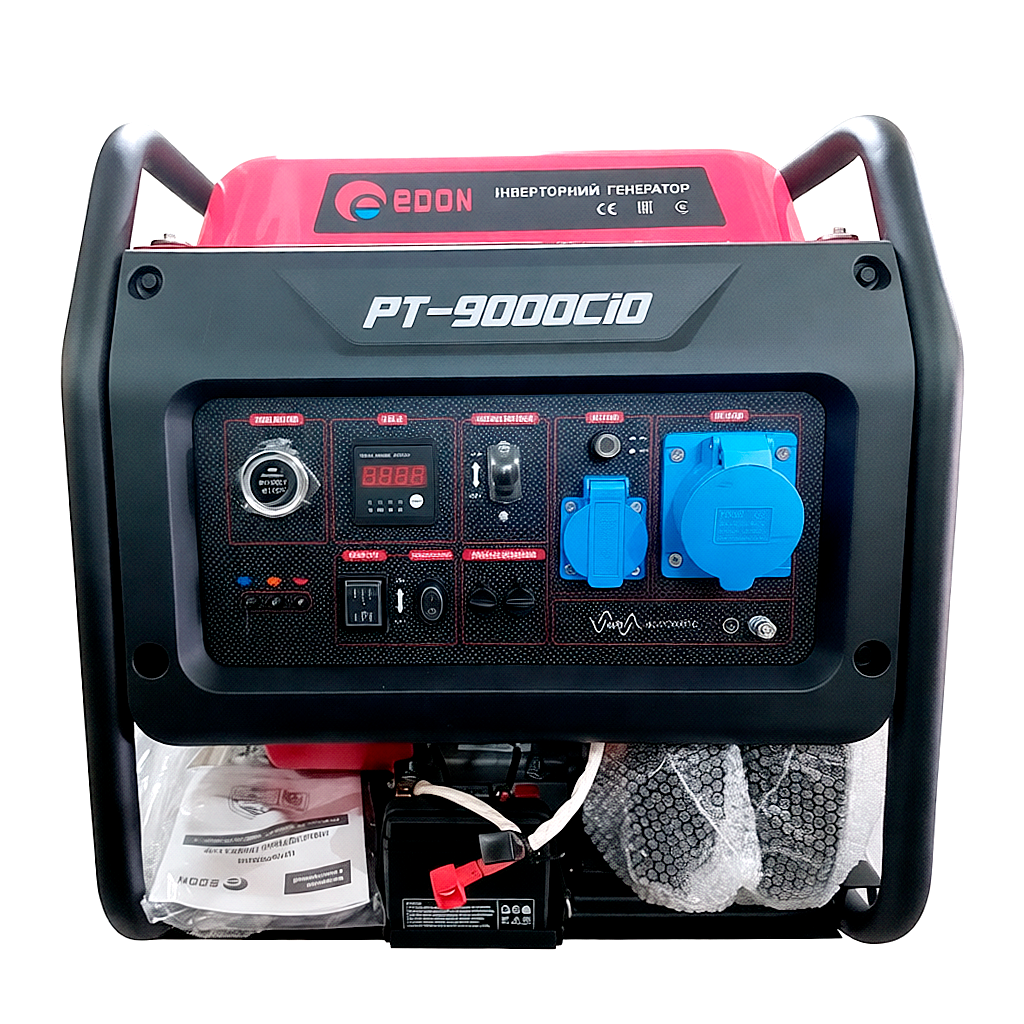 Генератор інверторний Edon PT 9000СiO генератор для безперебійного живлення портативний бензогенератор, фото 1