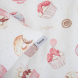 Змінна постіль на 4 елементи Twins Satin Limited, Donat & Cake, рожевий, фото 5