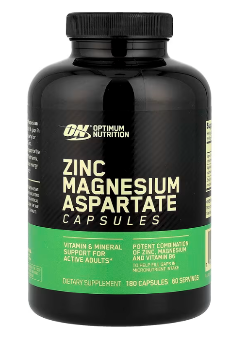 Zinc Magnesium Aspartate Optimum Nutrition 180 капсул, фото 1