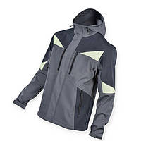 Куртка з капюшоном утеплена Kingston від вітру, дощу до -10°С XXL поліестер, поляр. фліс, 4 кишені ? Sizam SVS-30377