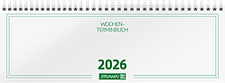 Планінг на спіралі датований 2026 Brunnen 772  29,7×10,5 см картон білий 1077201006
