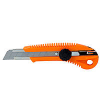 Ніж пластиковий корпус лезо 18мм гвинтовий замок sigma 8213031