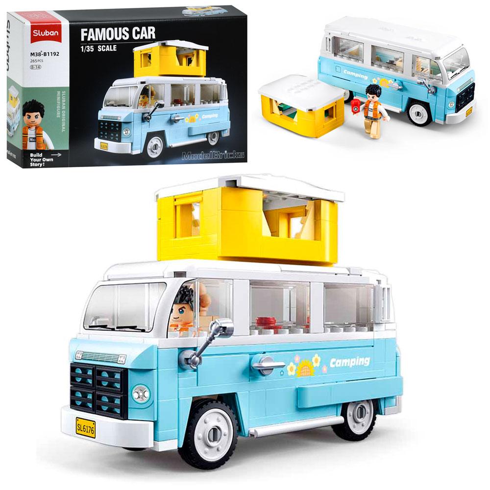 Конструктор SLUBAN M38-B1192 "Model Bricks": Авто для кемпінгу, 265 дет., фото 1