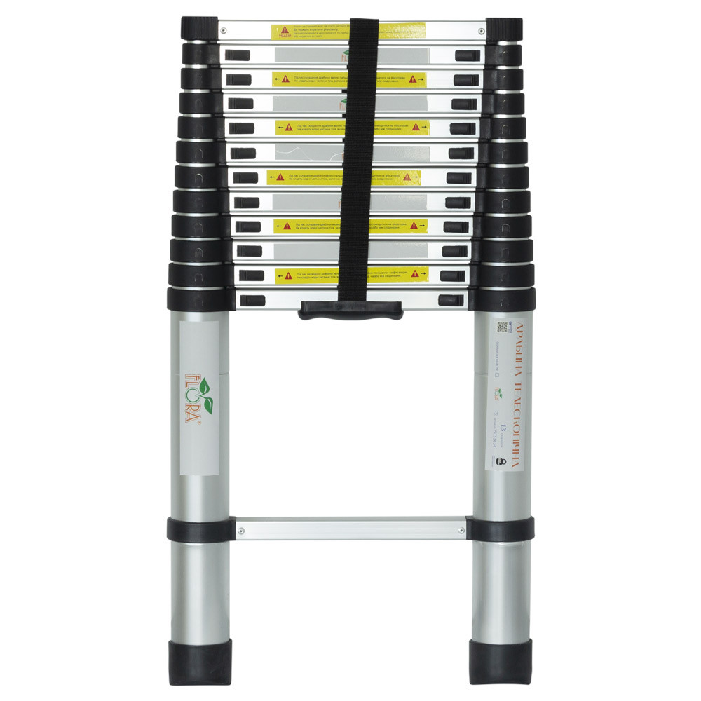 Драбина телескопічна 13 щаблів 3.8м FLORA (5033634)
