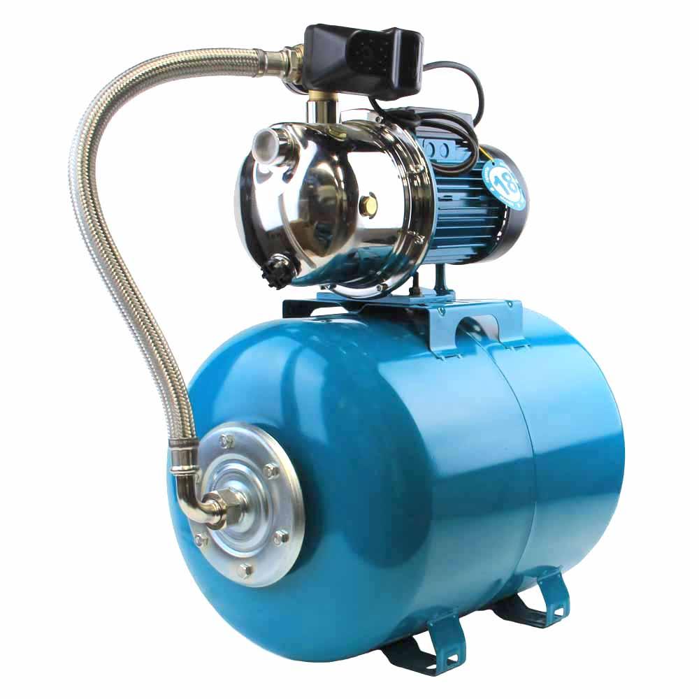 Станція 1.1 кВт Hmax 50 м Qmax 60 л/хв (самовсмоктувальний насос неірж) 50 л Україна AQUATICA (775098/50)