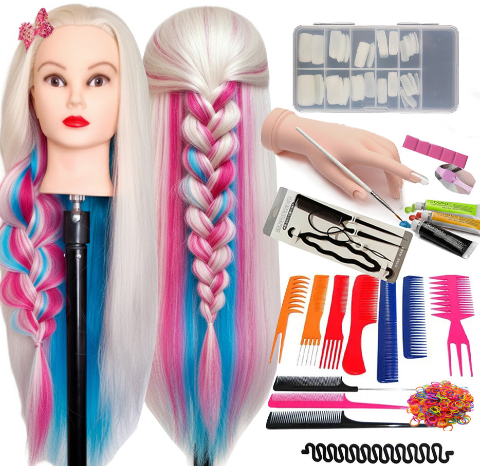 Набір юного майстра з манекеном для зачісок та рукою для манікюру Super, фото 1