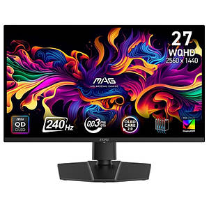 Монітор MSI 26.5" MAG 273QP QD-OLED X24 Black 240Hz
