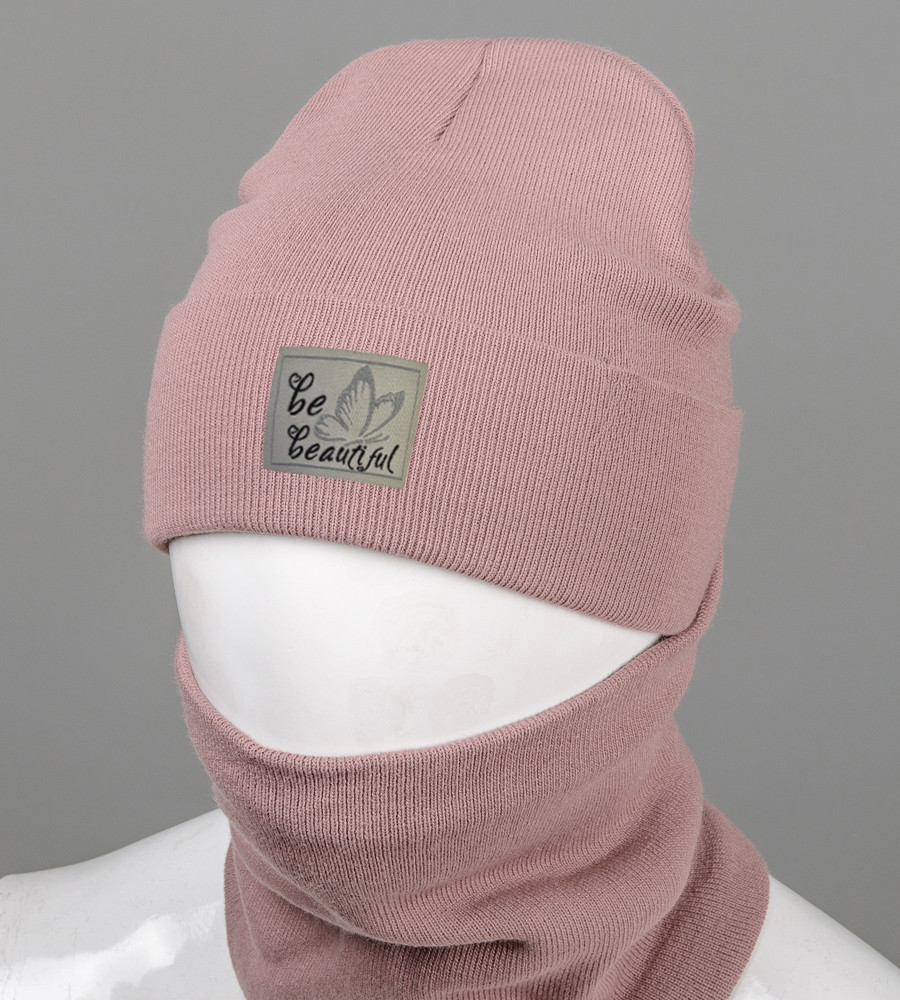 Комплект молодіжний на флісі Метелик (22240), Какао, фото 1