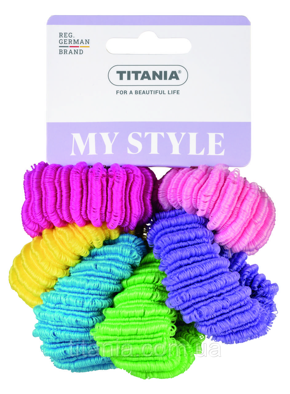 Набір гумок для волосся еластичних TITANIA 7989 GIRL, фото 1