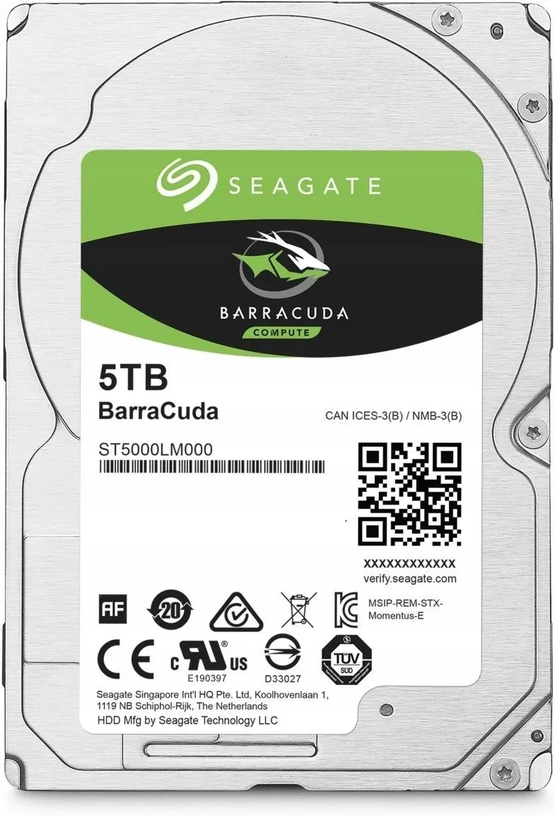 Жорсткий диск Seagate BarraCuda 5TB 2,5" (ST5000LM000), фото 1