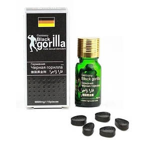 Black Gorilla (Чорна Горила) таблетки для потенції 10 шт.