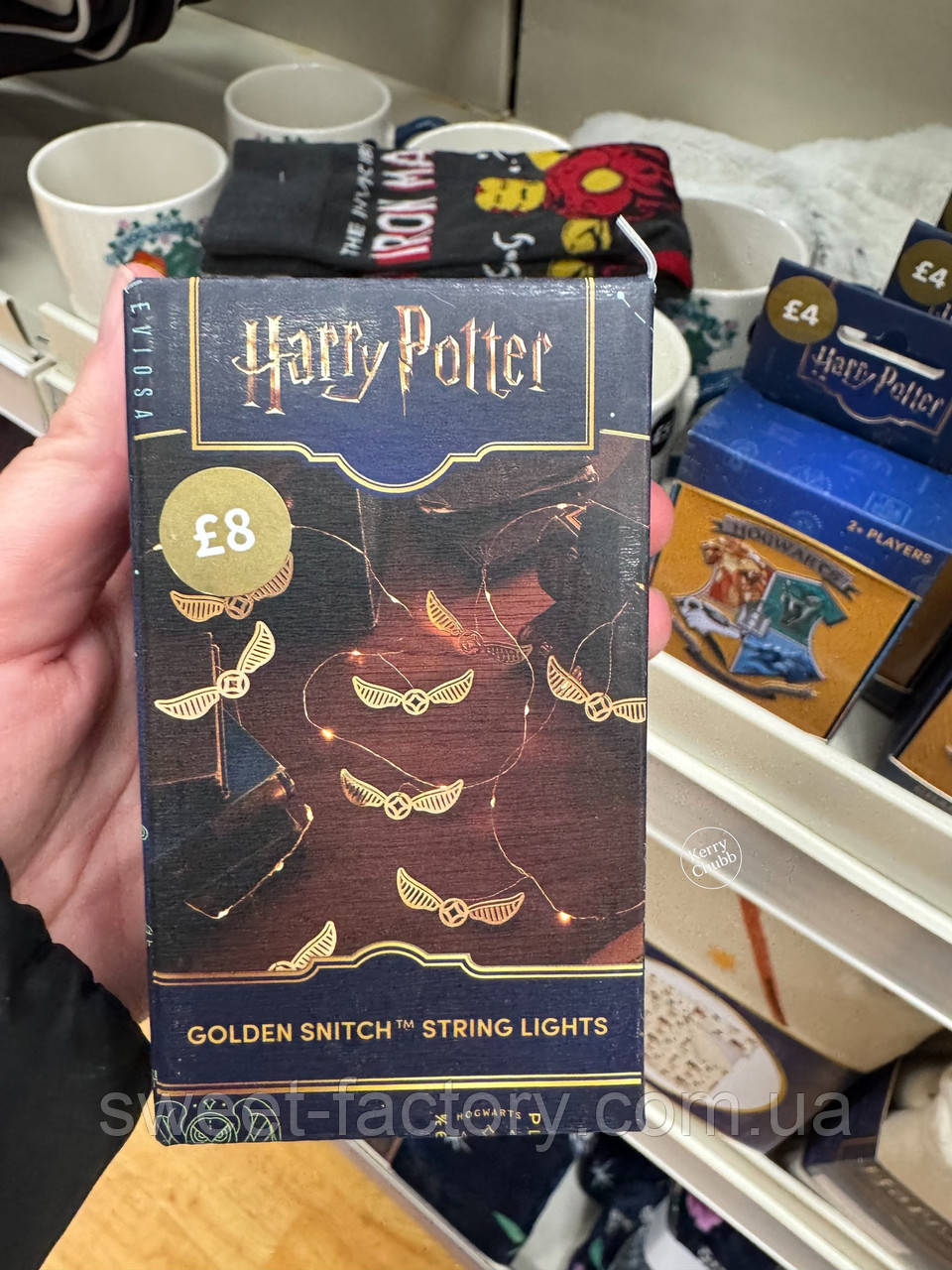 Гірлянда Harry Potter Golden Snitch String Lights, фото 1