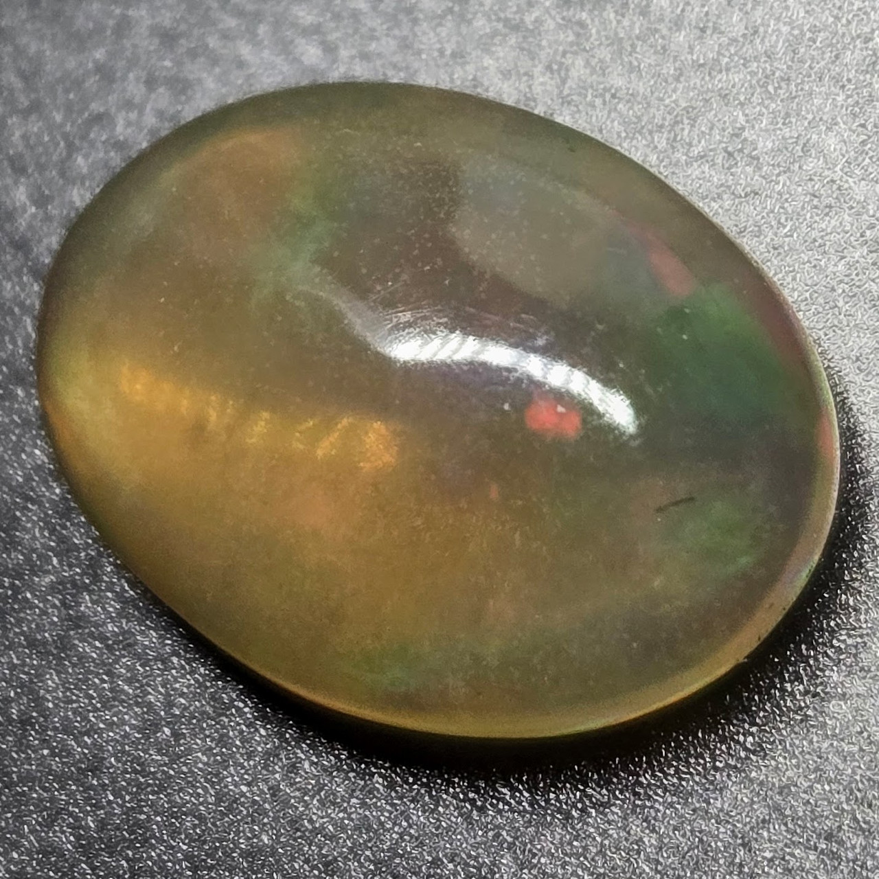 Опал – кабошон натуральний ювелірний камінь для створення прикрас 1,9 ct, фото 1