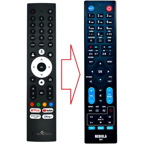 Пульт для телевізора SMART TECH RC-G01M (аналог), фото 1