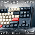 Клавіатура бездротова GamePro Asgard Ragnar Keychron Super Red Switch Blue (MK285BL), фото 5