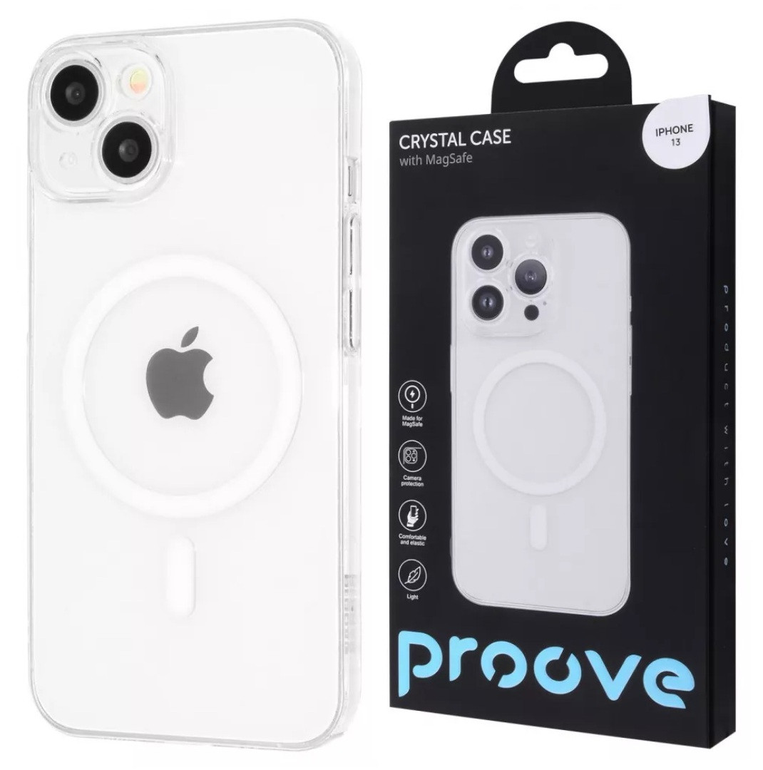 Прозорий чохол Magsafe Proove Crystal Magnetic для iPhone 13