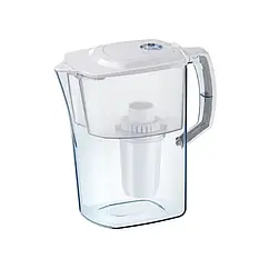 Глечик для води АКВАФОР Океан 3.9 л білий із пластику для фільтрації та зберігання питної води