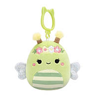 М'яка іграшка на кліпсі Бджілка Сібіл Squishmallows SQCP00460, 9 см
