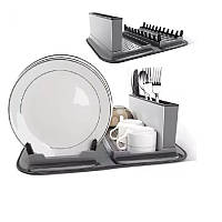 Сушарка для посуду складна пластикова компактна легка