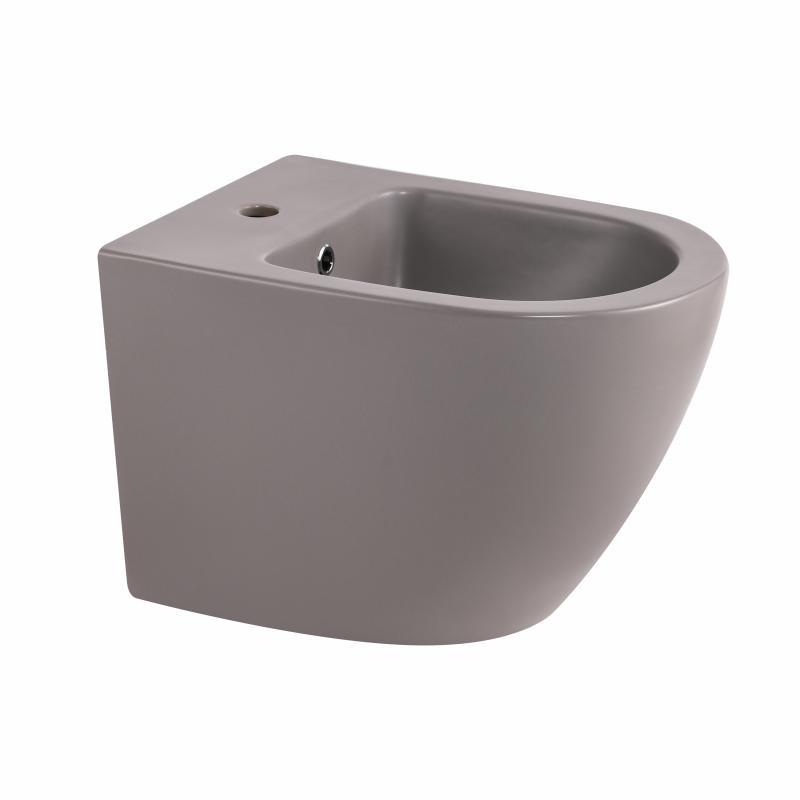 Біде підвісне Qtap Robin 515x370x350 мм, Stone grey QT13551381GSG