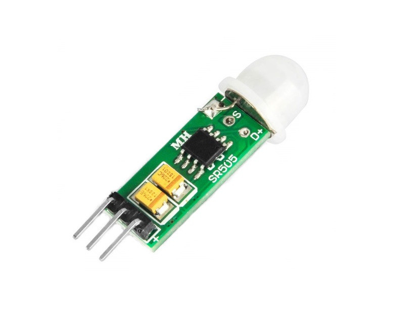 Датчик руху HC-SR505, PIR-сенсор інфрачервонийі, для Arduino та інших мікроконтролерів