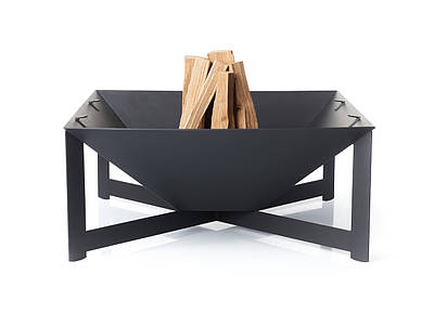 Чаша для багаття Vican Frame 600х600х320 мм, 20 кг, переносне вогнище з металу