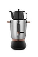 Електричний чайник турецький із заварником Arcelik SE 9035 I Нержавіюча сталь Автовимкнення 2200 Вт